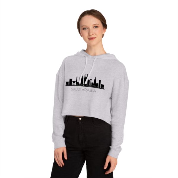 ⁦Women’s Cropped Hooded Sweatshirt⁩ - الصورة ⁦18⁩