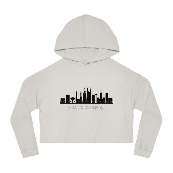 ⁦Women’s Cropped Hooded Sweatshirt⁩ - الصورة ⁦7⁩