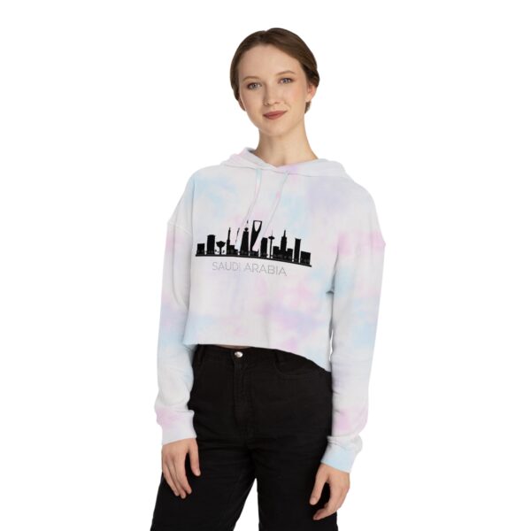 ⁦Women’s Cropped Hooded Sweatshirt⁩ - الصورة ⁦15⁩