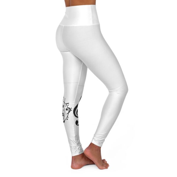 ⁦High Waisted Yoga Leggings⁩ - الصورة ⁦4⁩