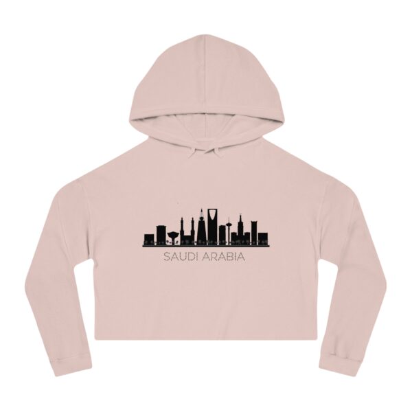 ⁦Women’s Cropped Hooded Sweatshirt⁩ - الصورة ⁦4⁩