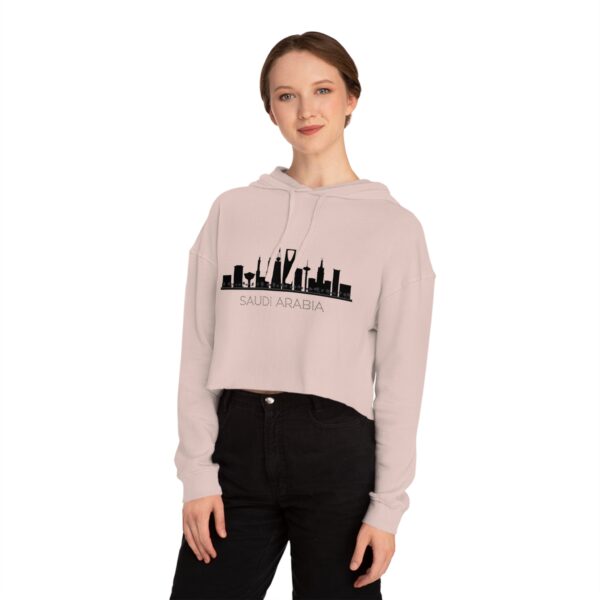 ⁦Women’s Cropped Hooded Sweatshirt⁩ - الصورة ⁦6⁩
