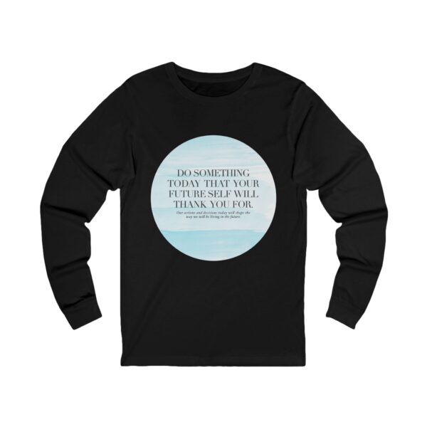 ⁦Unisex Jersey Long Sleeve Tee⁩ - الصورة ⁦3⁩