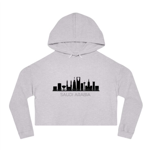 ⁦Women’s Cropped Hooded Sweatshirt⁩ - الصورة ⁦16⁩