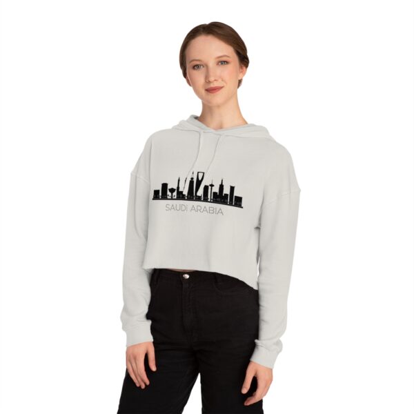 ⁦Women’s Cropped Hooded Sweatshirt⁩ - الصورة ⁦9⁩